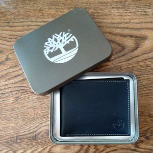 TIMBERLAND Genuine Leather Passcase Wallet